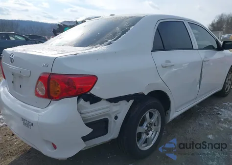 2009 Toyota Corolla Le из США, поврежденный, VIN JTDBL40E499079782